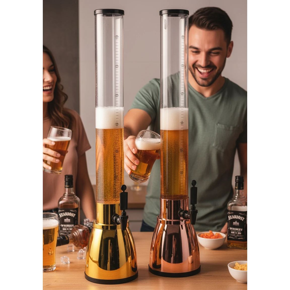 Beer Tower Long with Ice Tube - 3L — view 3