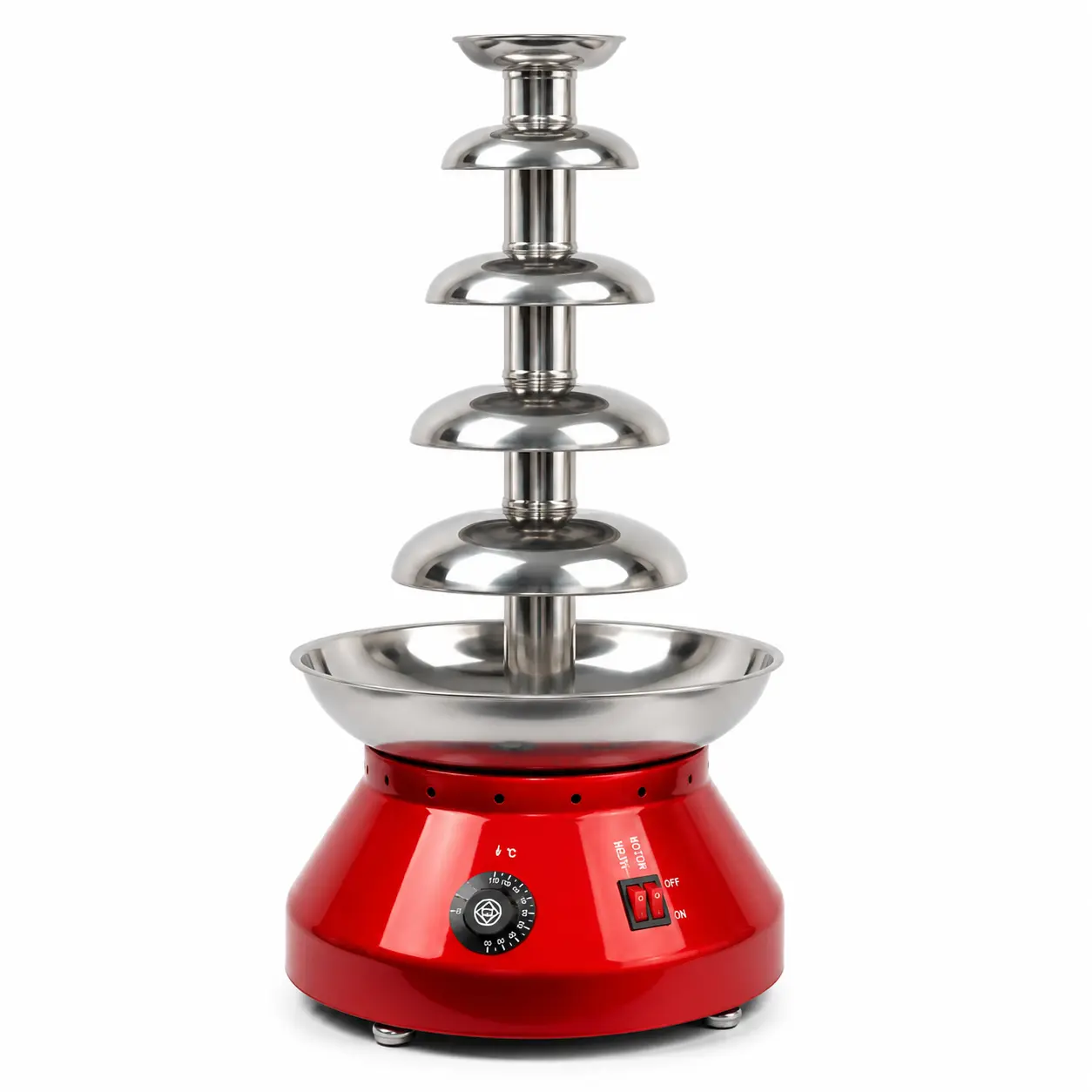Electric HEAVY SS Choco Fountain - 5 Layers 70cm — view 6