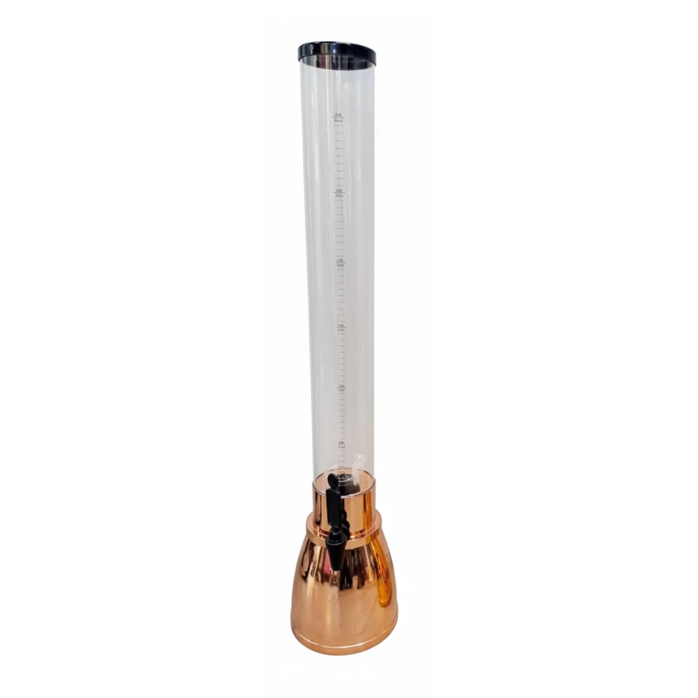 Beer Tower Long with Ice Tube - 3L — Rose Gold
