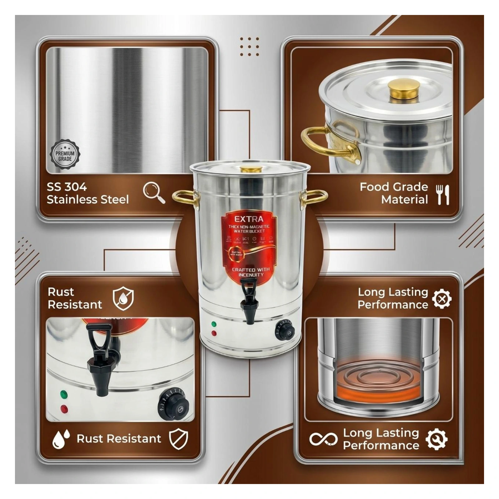 Electric Commercial Milk/Water Boiler — view 2
