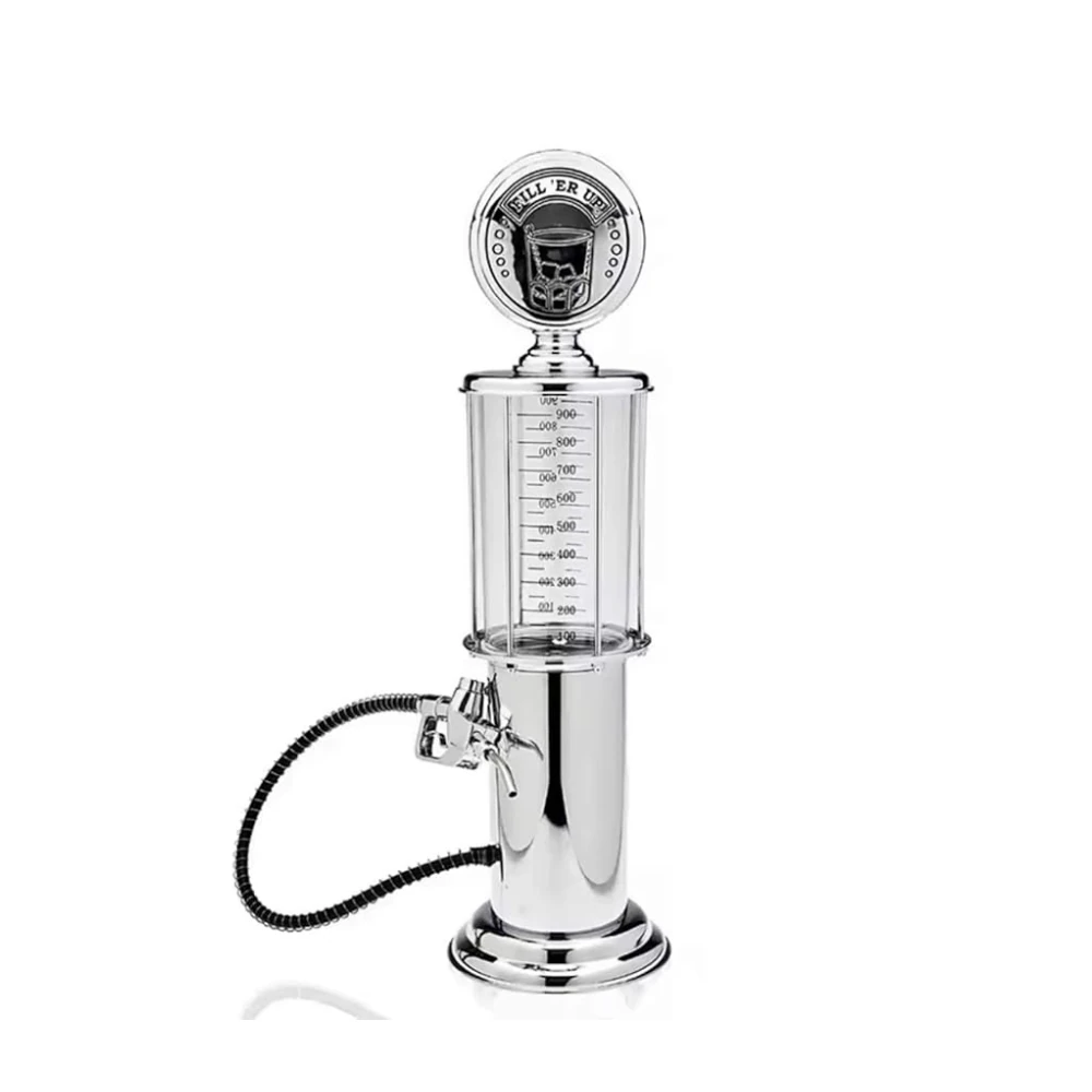 Plastic Bar Butler Liquor Pump Dispenser - 1L | Silver