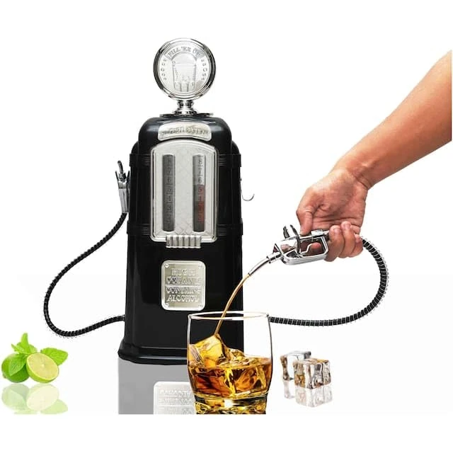 Plastic Bar Butler Liquor Pump Dispenser - Dual Compartment 2L — view 3