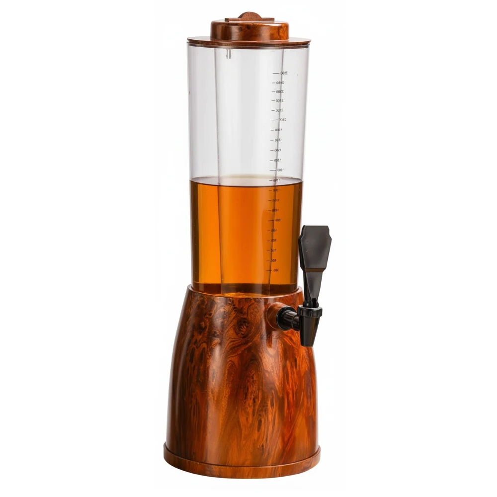 Beer Tower with Ice Tube - 2.5L — Brown