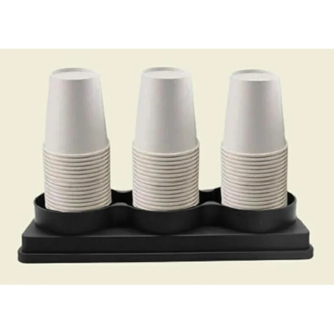 ABS Fibre Cylindrical 3 Slot Cup Holder — view 4