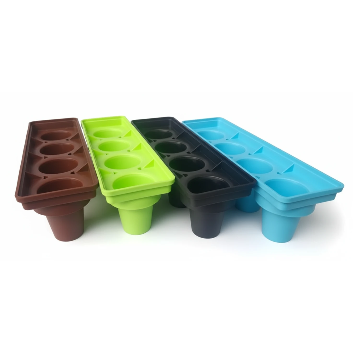 ABS Fibre Cylindrical 4 Slot Cup Holder — view 6