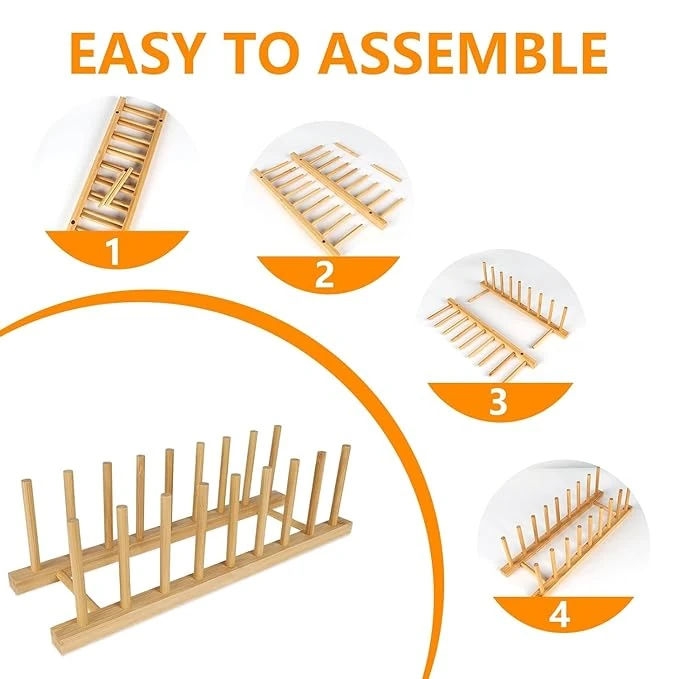 Wooden Multipurpose Bamboo Rack — view 5