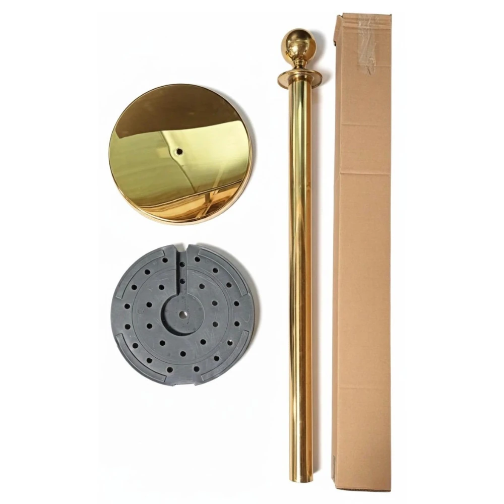 Spare for Queue Manager - Golden Pole with Top Ball | Single pc Box Packing — view 6