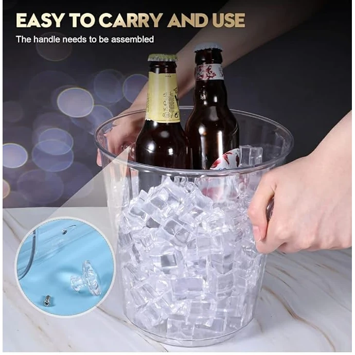 PC Heavy Cylindrical Shaped Ice Bucket — view 5