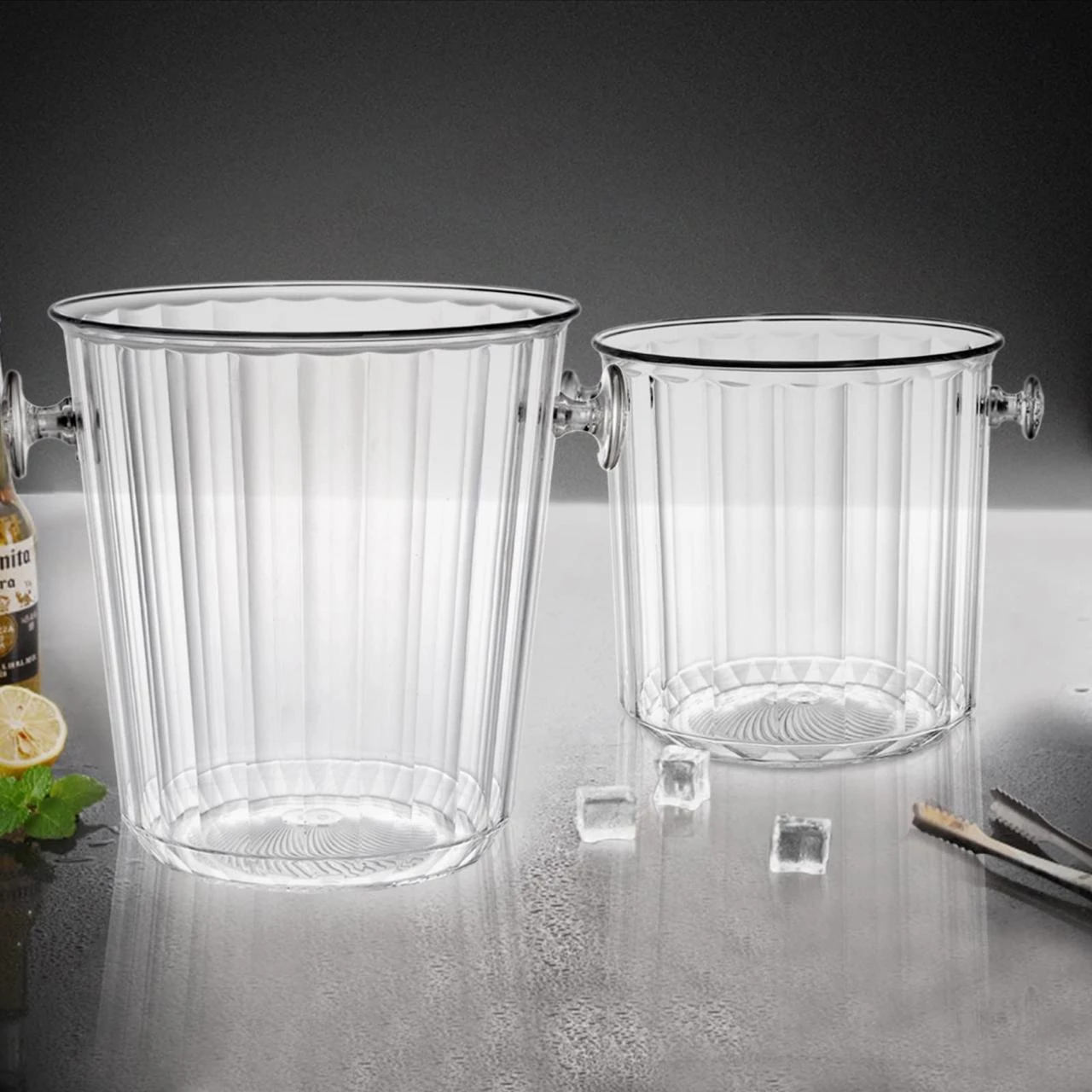 PC Heavy Cylindrical Shaped Ice Bucket — view 7