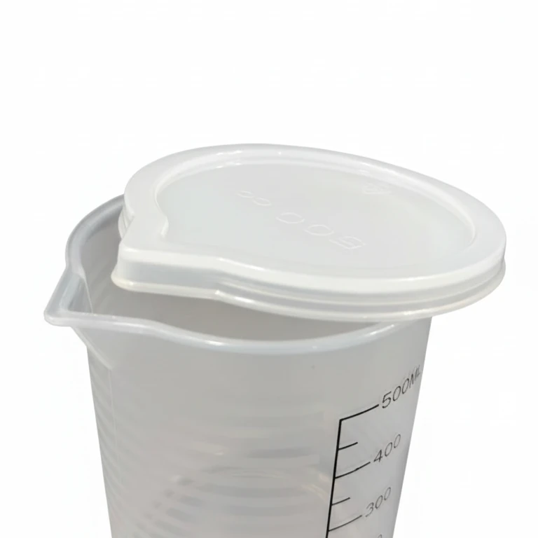 Virgin Plastic Jugs with Measurements + Lid — view 5