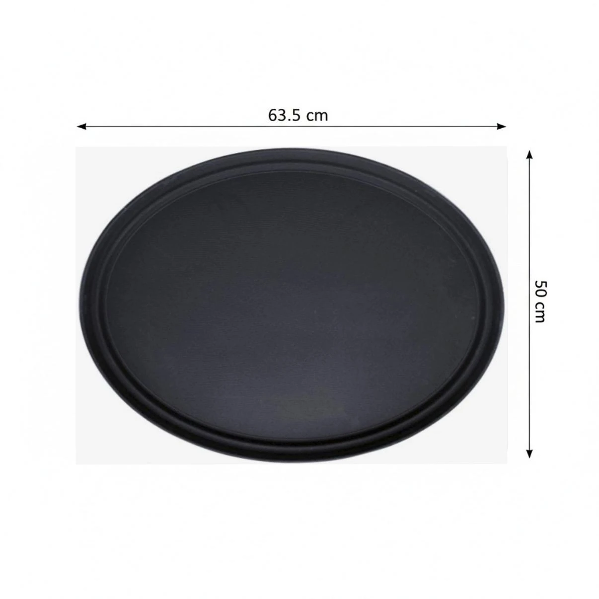 Anti Skid Tray - Premium | Oval | 25" — view 2