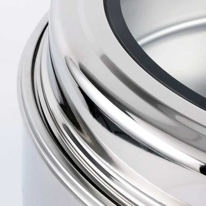 Chafing Dish Round 6L with Gel Based Heating + Transparent Lid + Hydraulic Soft Close (1 GN Pan of 65mm) — view 7