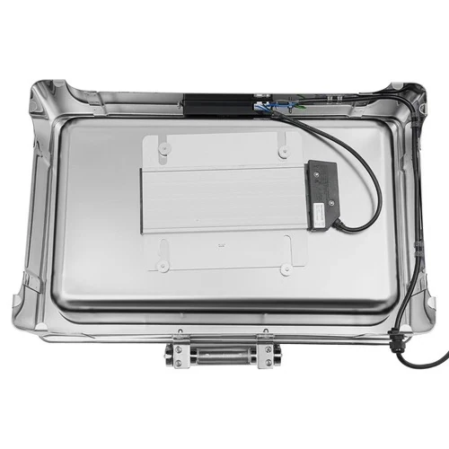 Digital Chafing Dish Rectangle 9L with Inbuilt Heater + Transparent Lid + Hydraulic Soft Close (1 GN Pans of 1/1 65mm) — view 7