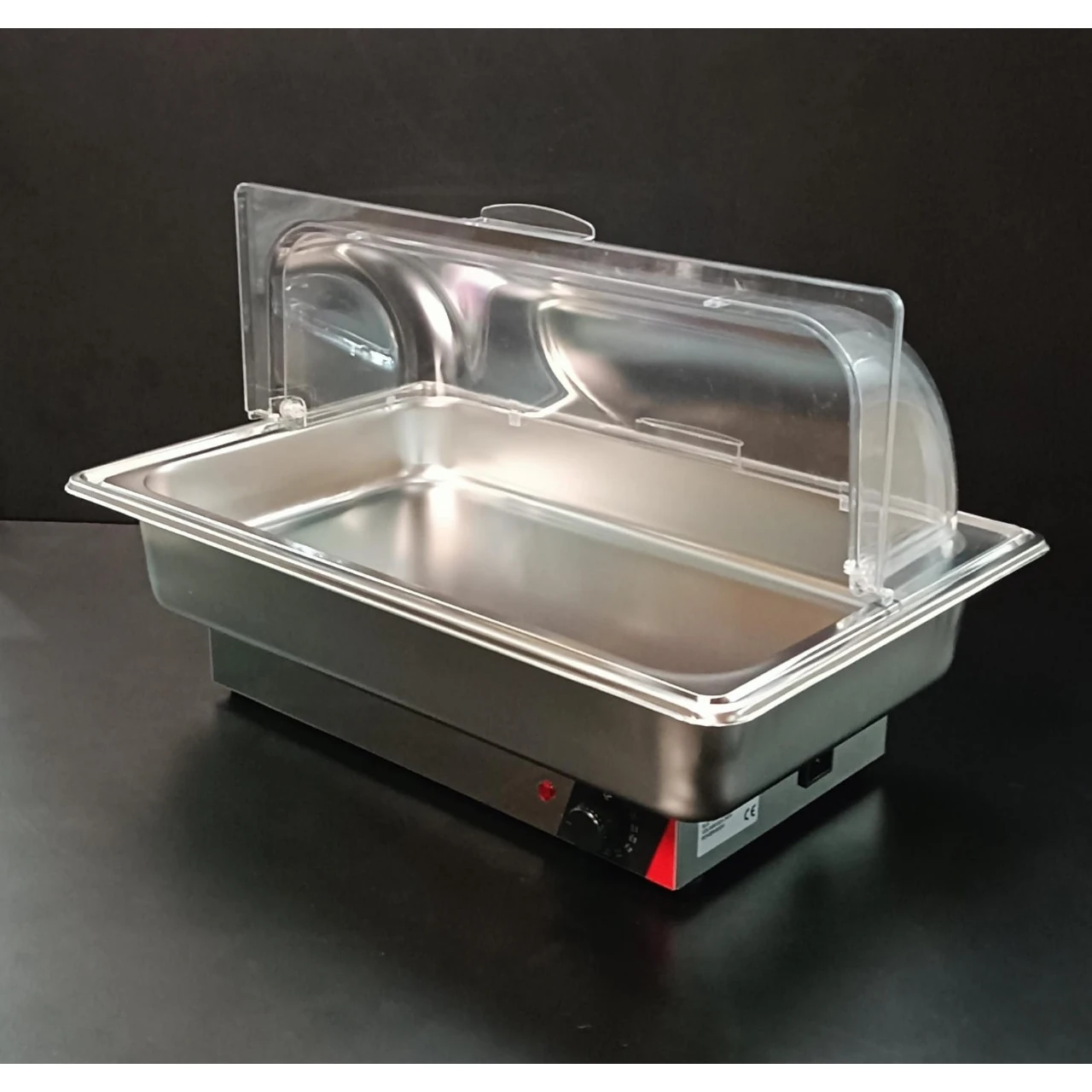 Electric Chafing Dish - Rectangle with PC Roll Top Lid — view 7