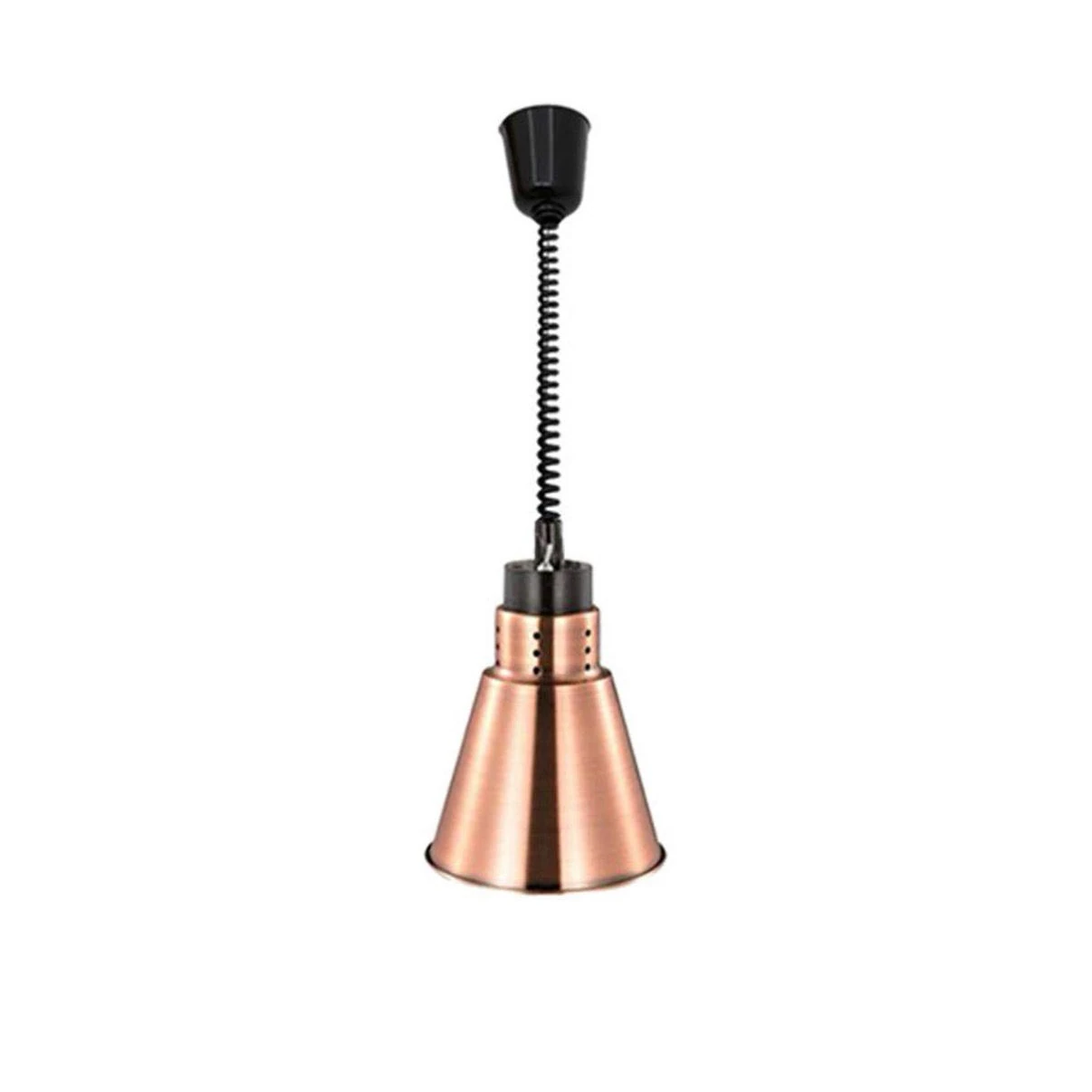 Electric Food Lamp Warmer - V Shaped Hanging Model — Rose Gold