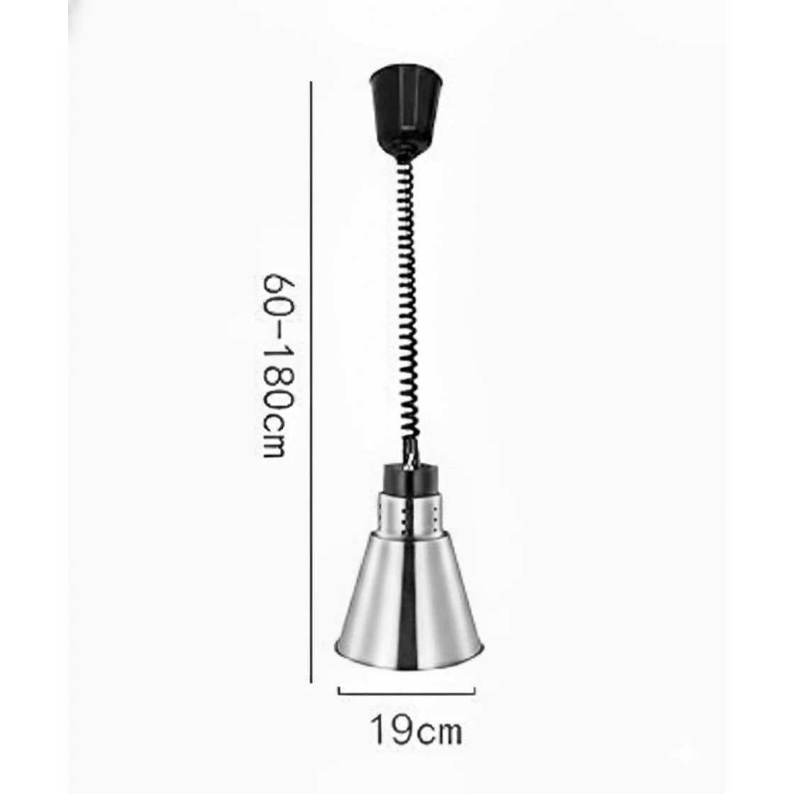 Electric Food Lamp Warmer - V Shaped Hanging Model — view 2