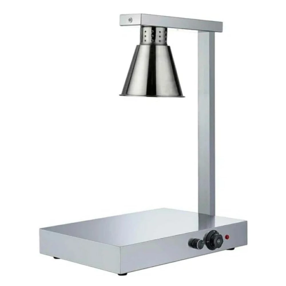 Electric Food Lamp Warmer - Single Head | Top + Bottom Heating