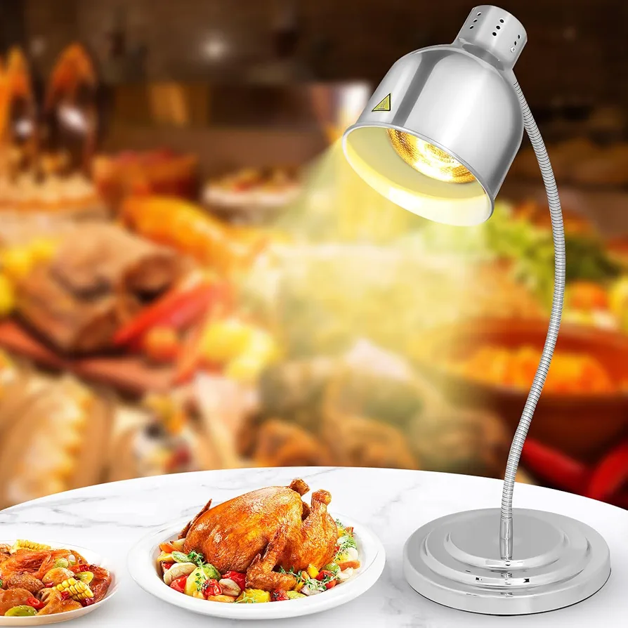Electric Food Lamp Warmer - Tiltable U Shaped Standing Lamp (Height: 86cm) — view 4