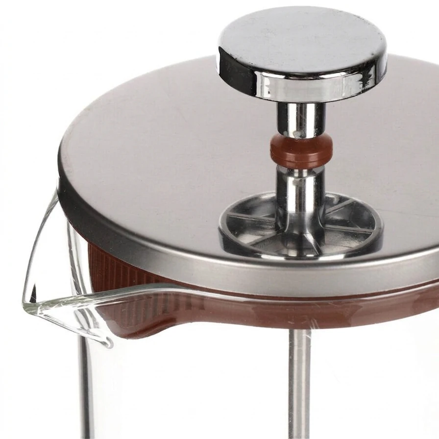 Tea/Coffee Plunger - Brown Base New Model — view 5