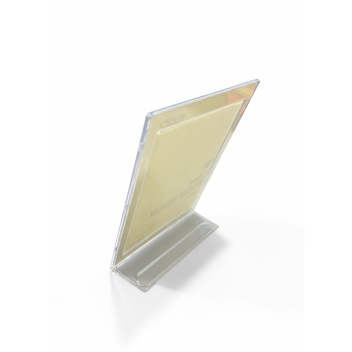 Acrylic L-Shaped Foldable Menu Display Stand — view 5