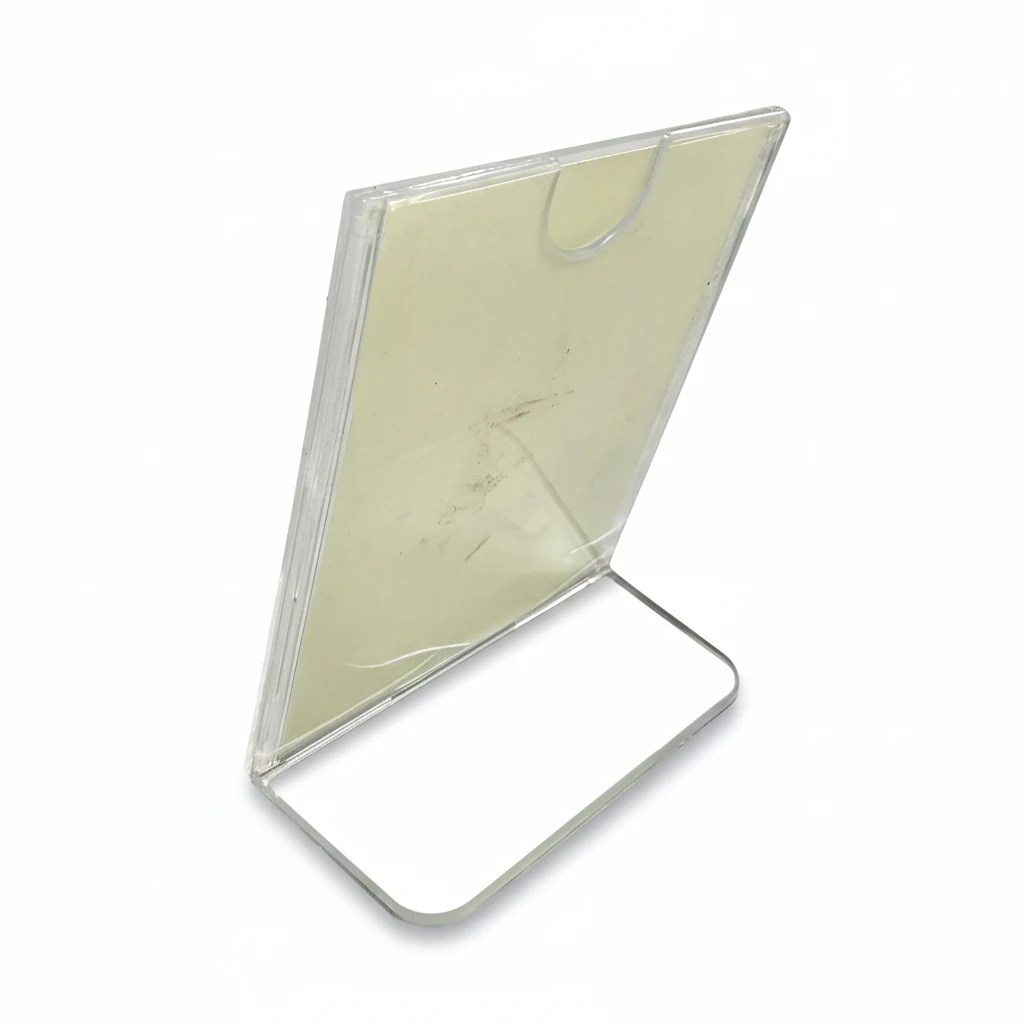 Acrylic L-Shaped Menu Display Stand — view 6