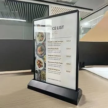 LED T-Type Menu Display Board | A6 — view 3