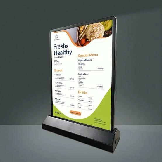 LED T-Type Menu Display Board | A6 — view 4