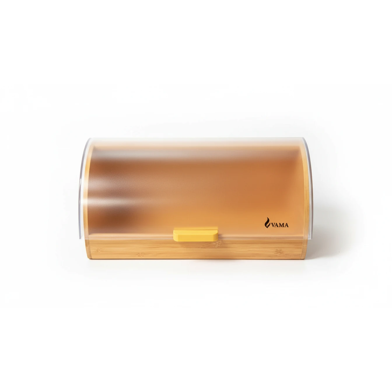 VAMA Wooden Rectangle Bread Box with Transparent Front Cover - New Model — view 6
