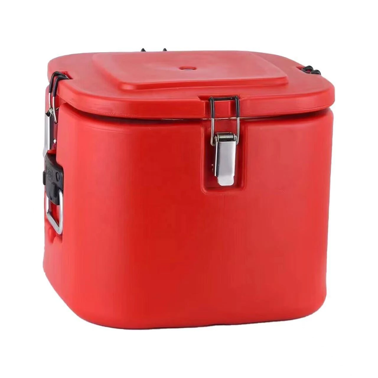 Plastic Insulation Barrel Hot/Cold - Square | Without Tap | Red | 10L — view 8