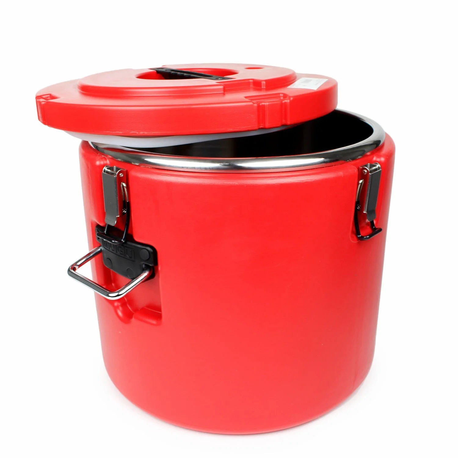 Plastic Insulation Barrel Hot/Cold - Round | Without Tap | Red — 30L