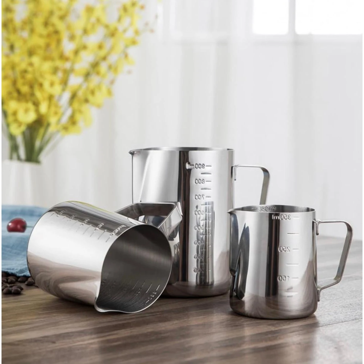 VAMA SS Jugs with Measurements with NSF Certified Laser Logo - Single pc Box Packing — view 6