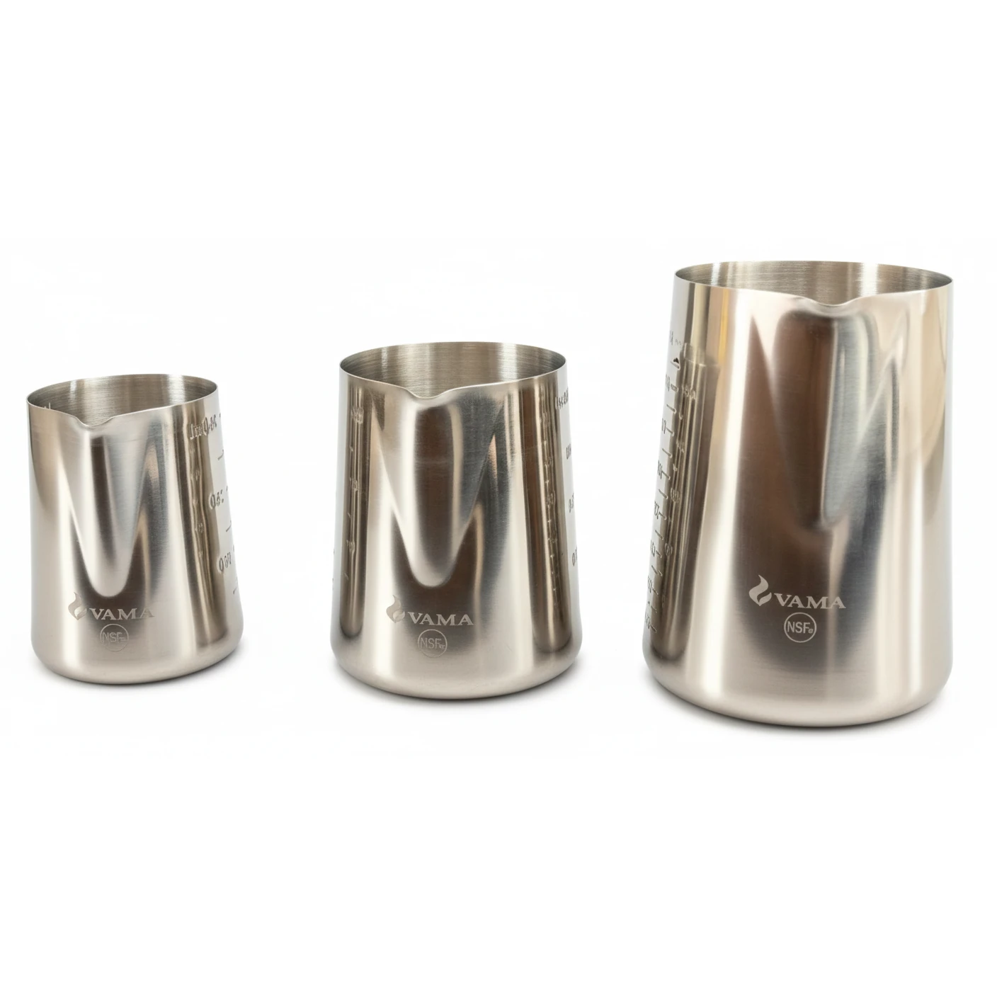 VAMA SS Jugs with Measurements with NSF Certified Laser Logo - Single pc Box Packing — view 7