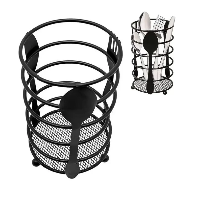Wooden Round Spoon / Fork / Knife Holder — view 8