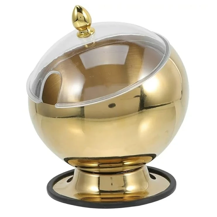 Goldan Oblique Bowl with PC Lid & Silicon Base