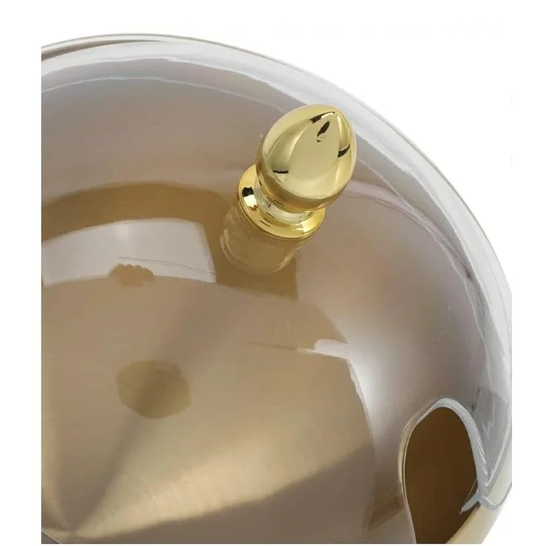 Goldan Oblique Bowl with PC Lid & Silicon Base — view 4