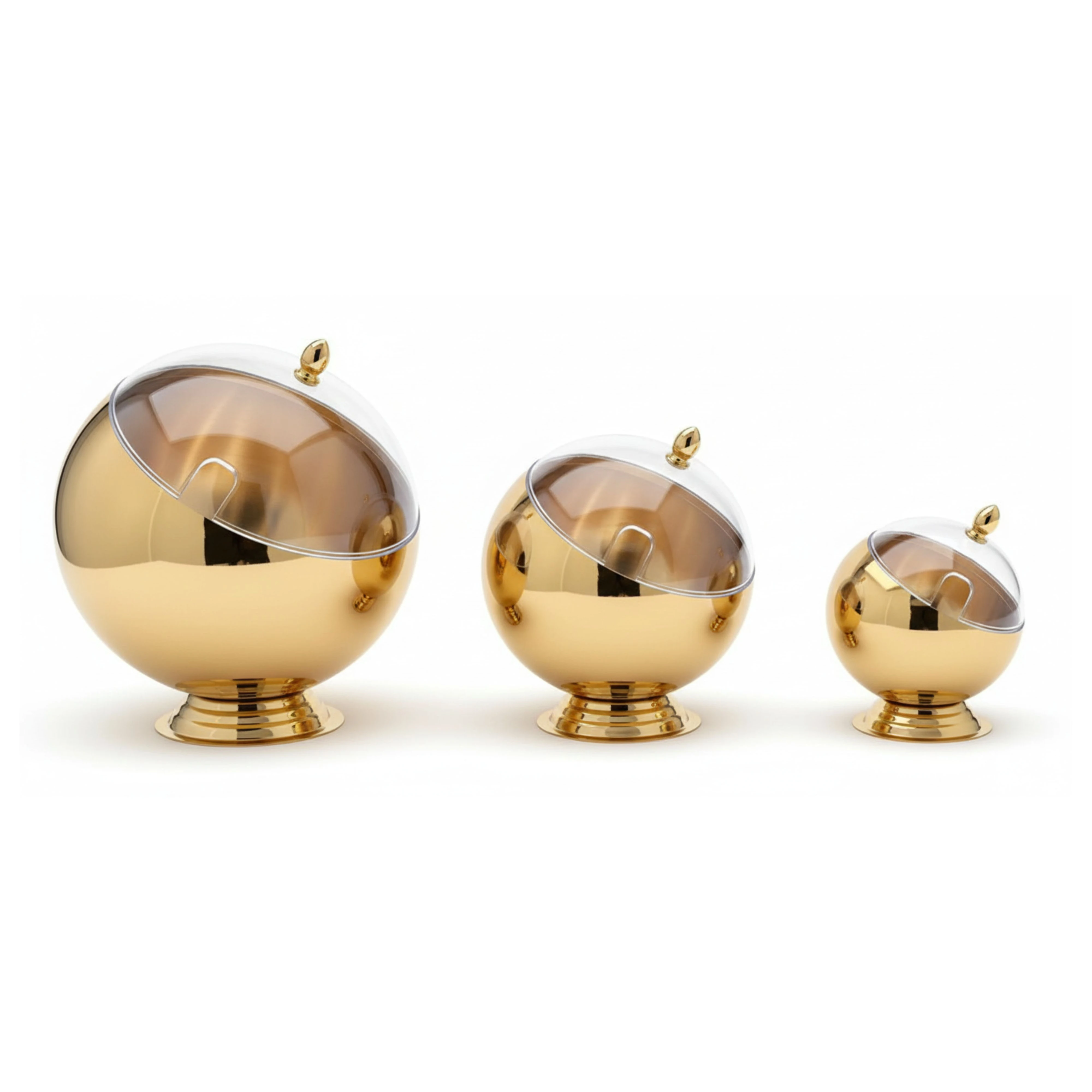 Goldan Oblique Bowl with PC Lid & Silicon Base — view 8