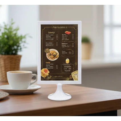 Round Base Table Display Stand | A4 — view 3