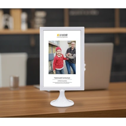 Round Base Table Display Stand | A5 — view 3