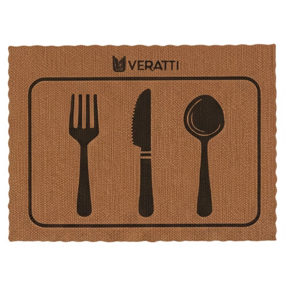 Durable Jute Table Mat - (Quantity - 6pcs) — BROWN