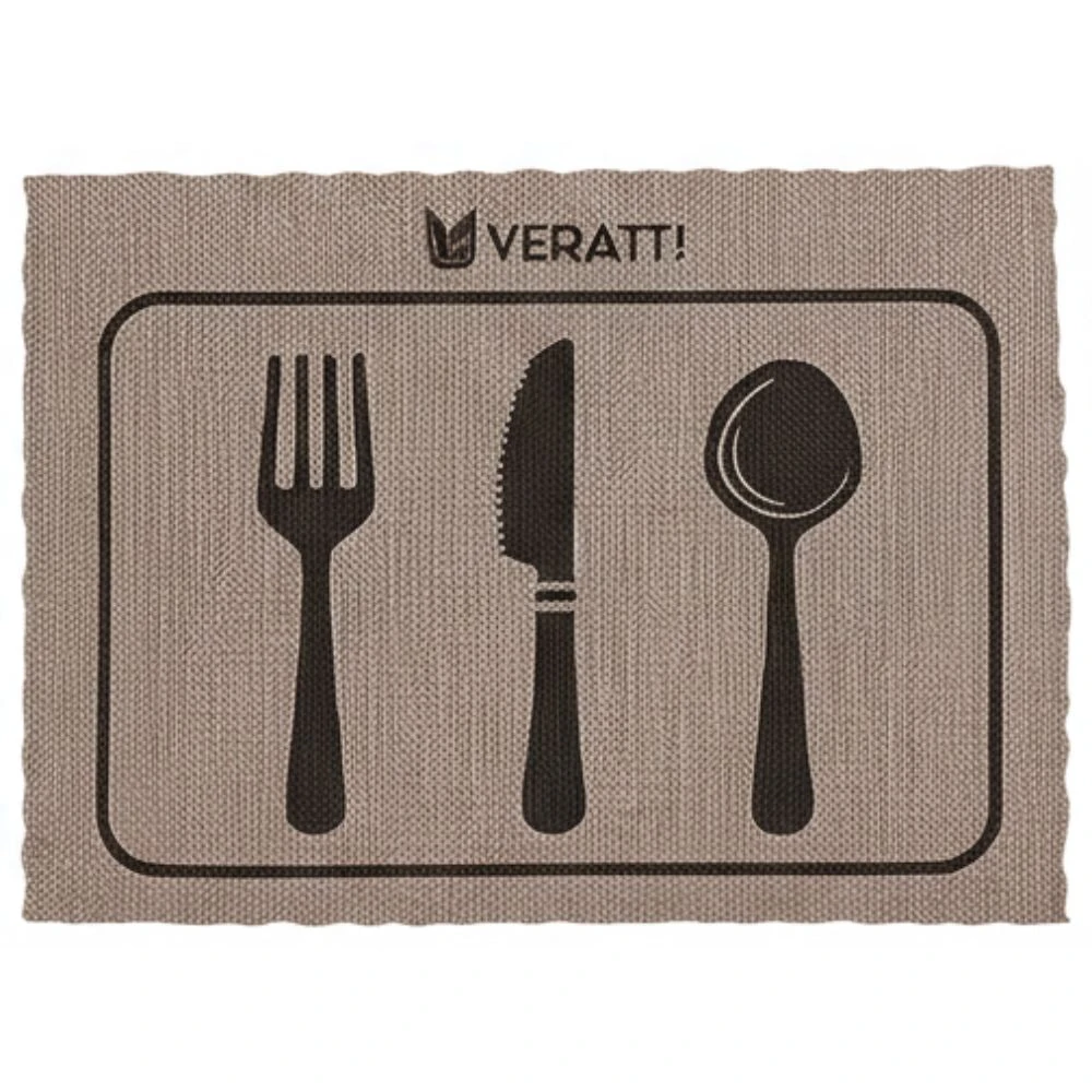 Durable Jute Table Mat - (Quantity - 6pcs) — GREY