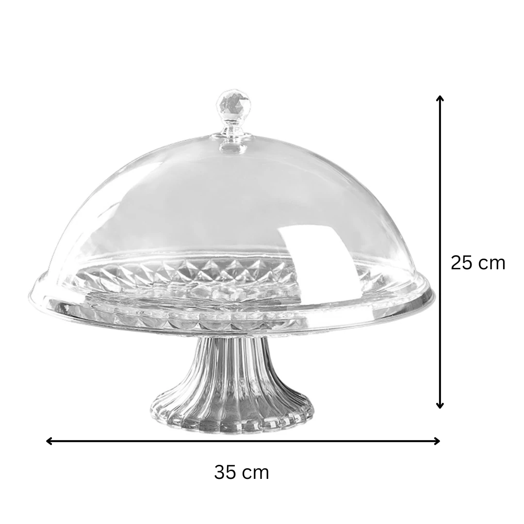 PC Display Tray with Stand & Dome Lid — view 2