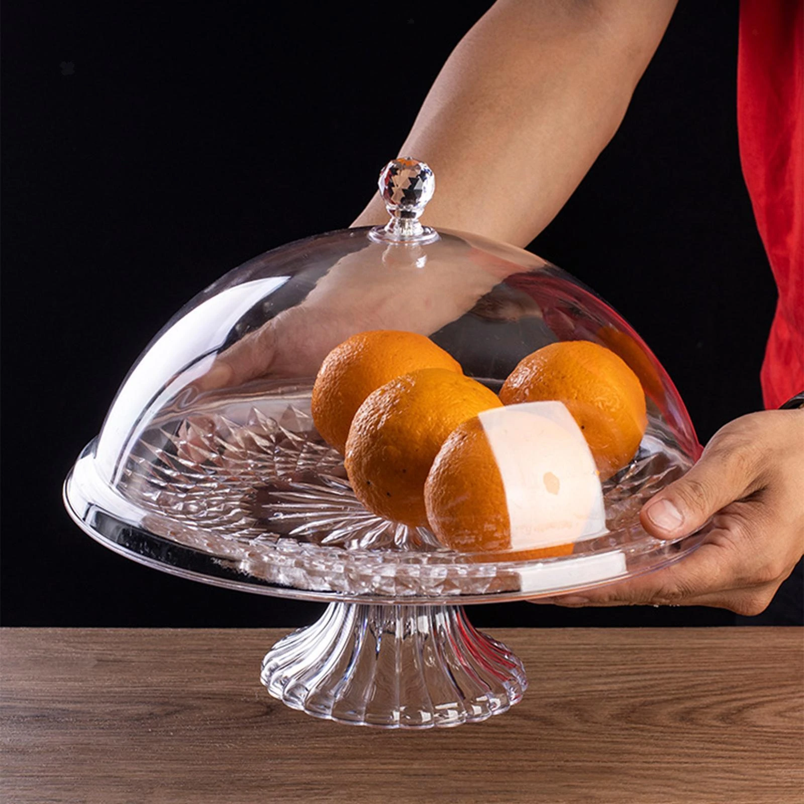 PC Display Tray with Stand & Dome Lid — view 4