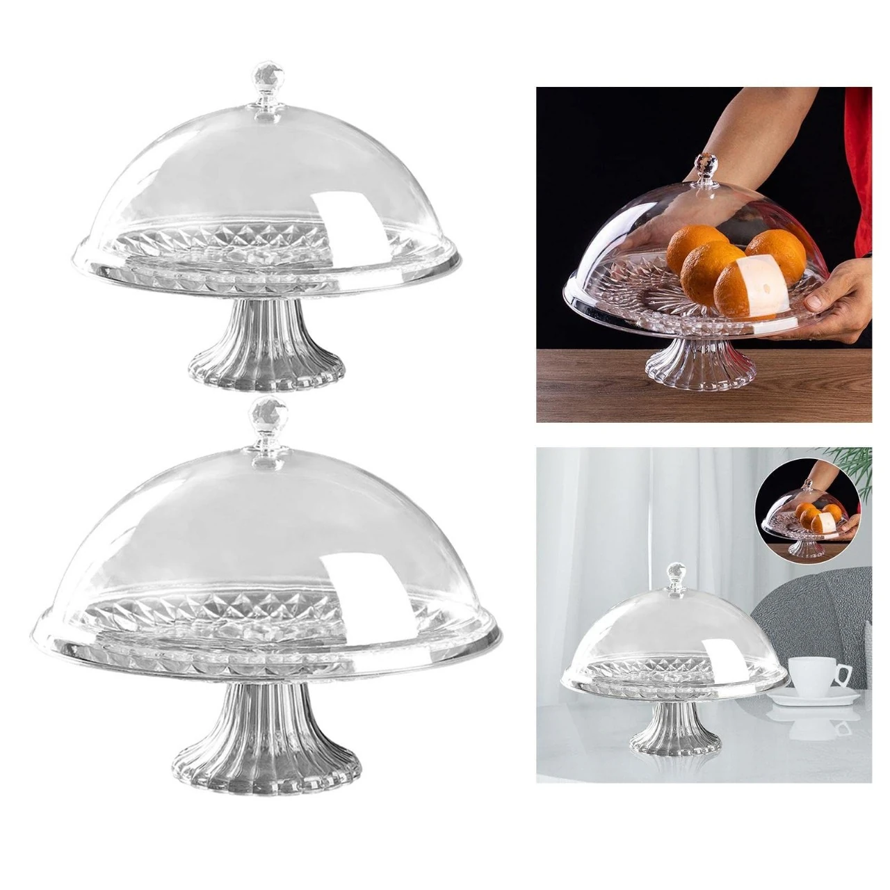 PC Display Tray with Stand & Dome Lid — view 9