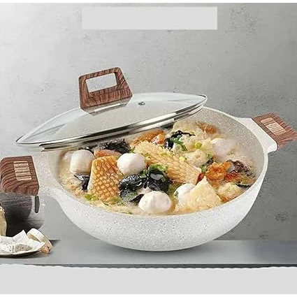 Wooden Dimsum Basket 3 Layers with SS Rings & Ceramic Kadai — view 4