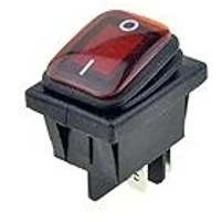 Spares for Electric Tiltable Masala/Gravy Making Machine 3000g - Waterproof Red On/Off Switch