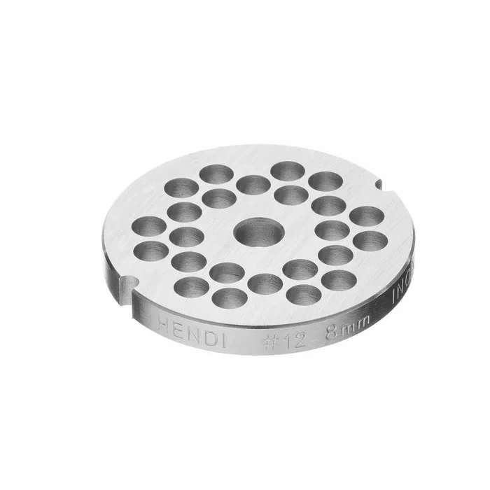 Spares for Electric Full SS Meat Mincer No.12 - Round Disc Jaali Plate with Big Holes — view 2