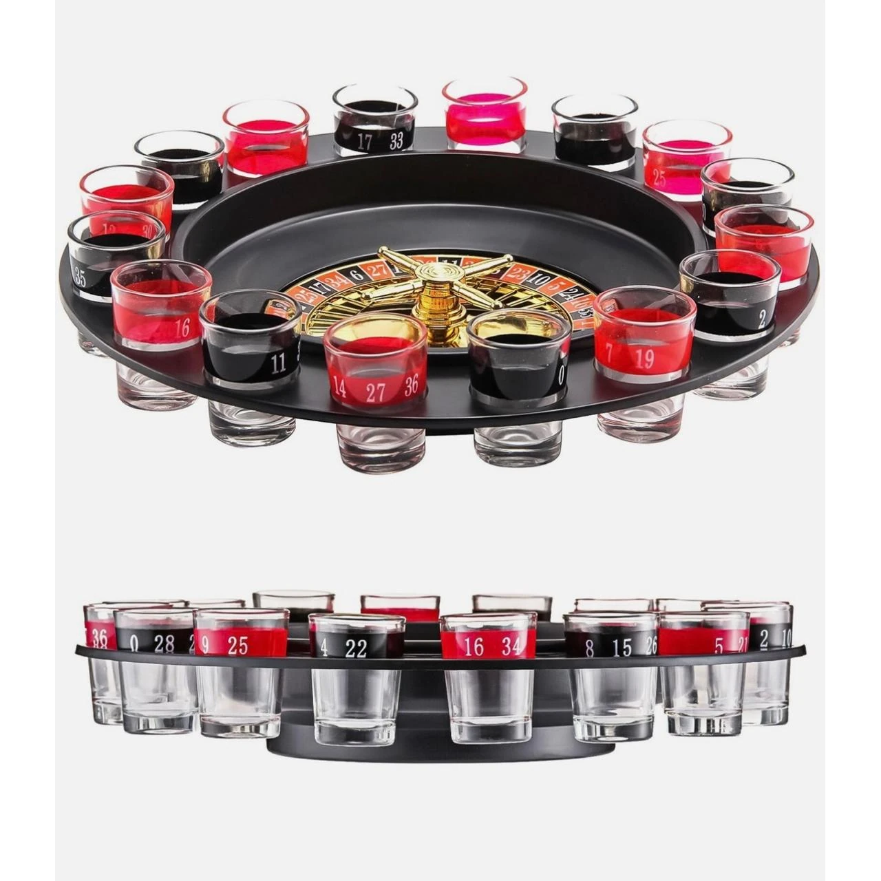 Beer Roulette Drinking Game (16 Shot Glasses & 2 Balls) — view 8