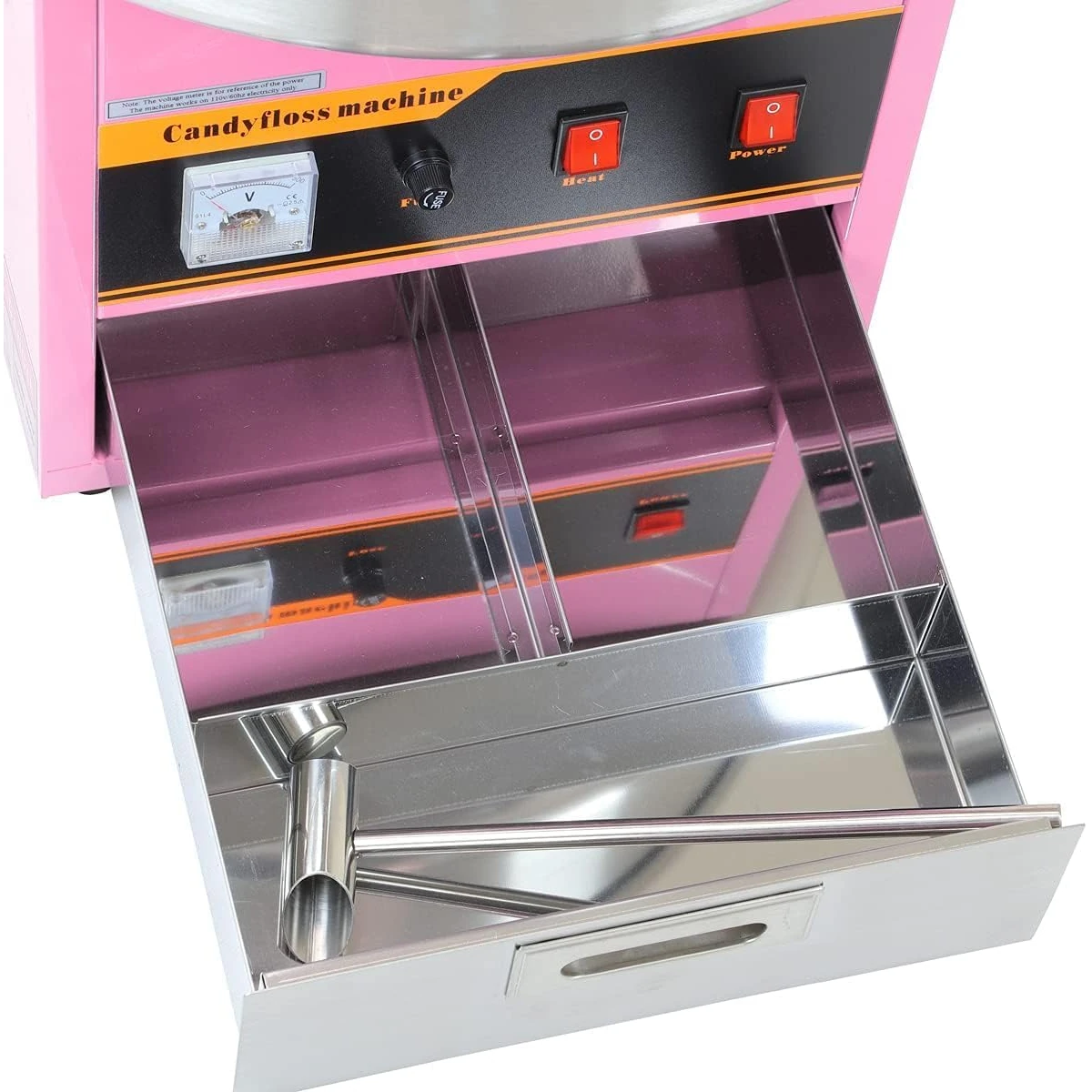 Electric Cotton Candy Machine - MS Pink Body — view 6