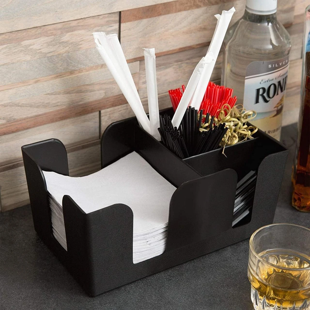 Plastic Bar Caddy - Black — view 9