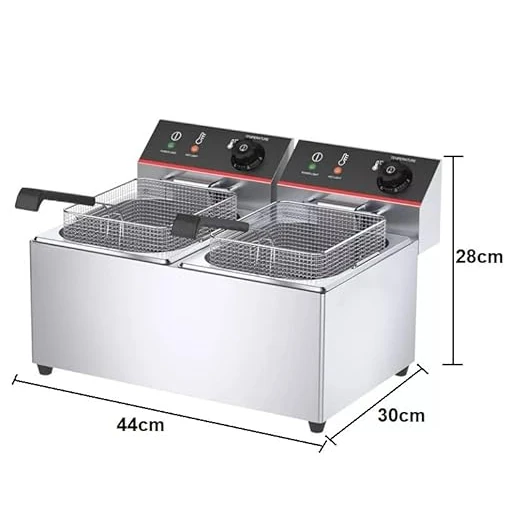 Electric Deep Fryer 4L + 4L Double Head — view 2
